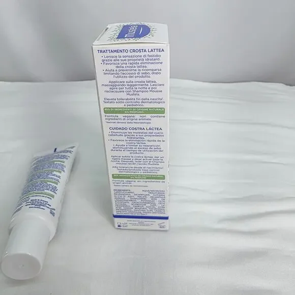 Mustela 2 pk Baby Cradle Cap Cream W Natural Avocado  Paraben Free & Fragrance - Picture 2 of 8